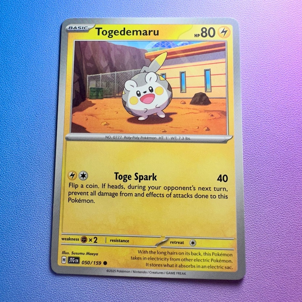 togedemaru - 050/159 (common) — pokemon: journey together